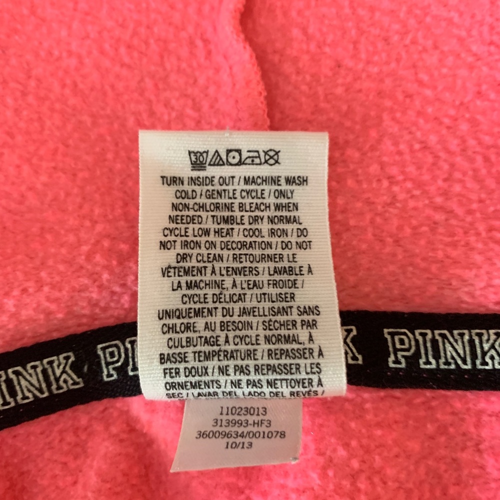 “SOLD”🛍NWOT PINK ZIP UP SWEATSHIRT! - Picture 7 of 8